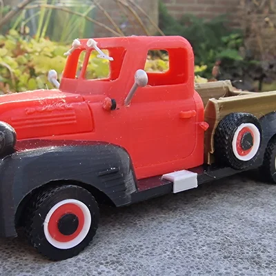 Mô hình xe bán tải cổ điển Dodge 1946 in 3D đẹp mắt