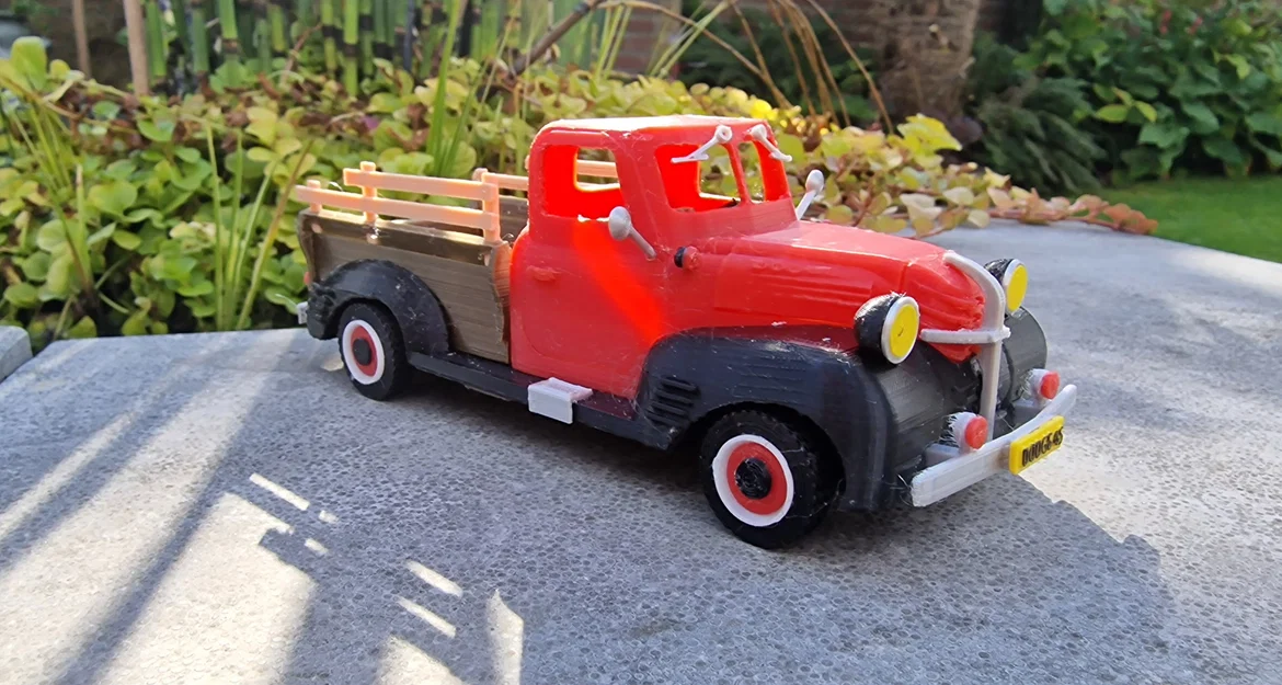 Mô hình xe bán tải cổ điển Dodge 1946 in 3D đẹp mắt - Image 4