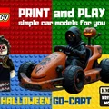 Mô hình xe đua Halloween Go-Cart in 3D cho LEGO - Thumbnail 1