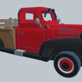 Mô hình xe bán tải cổ điển Dodge 1946 in 3D đẹp mắt - Thumbnail 6