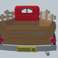 Mô hình xe bán tải cổ điển Dodge 1946 in 3D đẹp mắt - Thumbnail 9