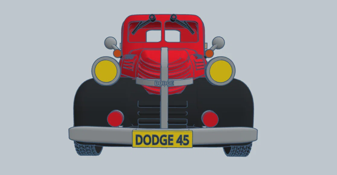 Mô hình xe bán tải cổ điển Dodge 1946 in 3D đẹp mắt - Image 10