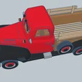 Mô hình xe bán tải cổ điển Dodge 1946 in 3D đẹp mắt - Thumbnail 15
