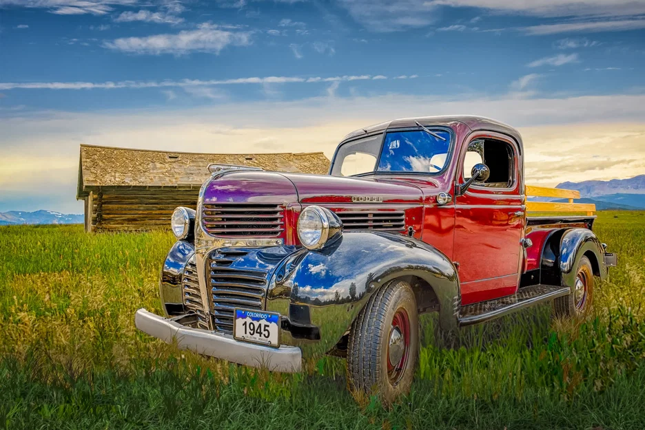 Mô hình xe bán tải cổ điển Dodge 1946 in 3D đẹp mắt - Image 18
