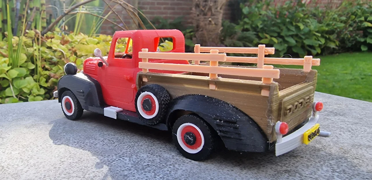 Mô hình xe bán tải cổ điển Dodge 1946 in 3D đẹp mắt - Image 23