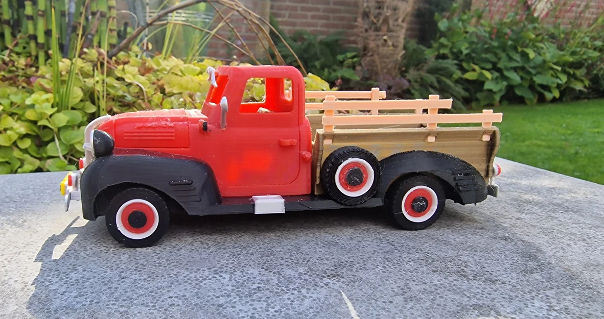 Mô hình xe bán tải cổ điển Dodge 1946 in 3D đẹp mắt - Image 25