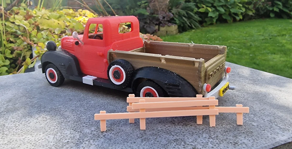 Mô hình xe bán tải cổ điển Dodge 1946 in 3D đẹp mắt - Image 29