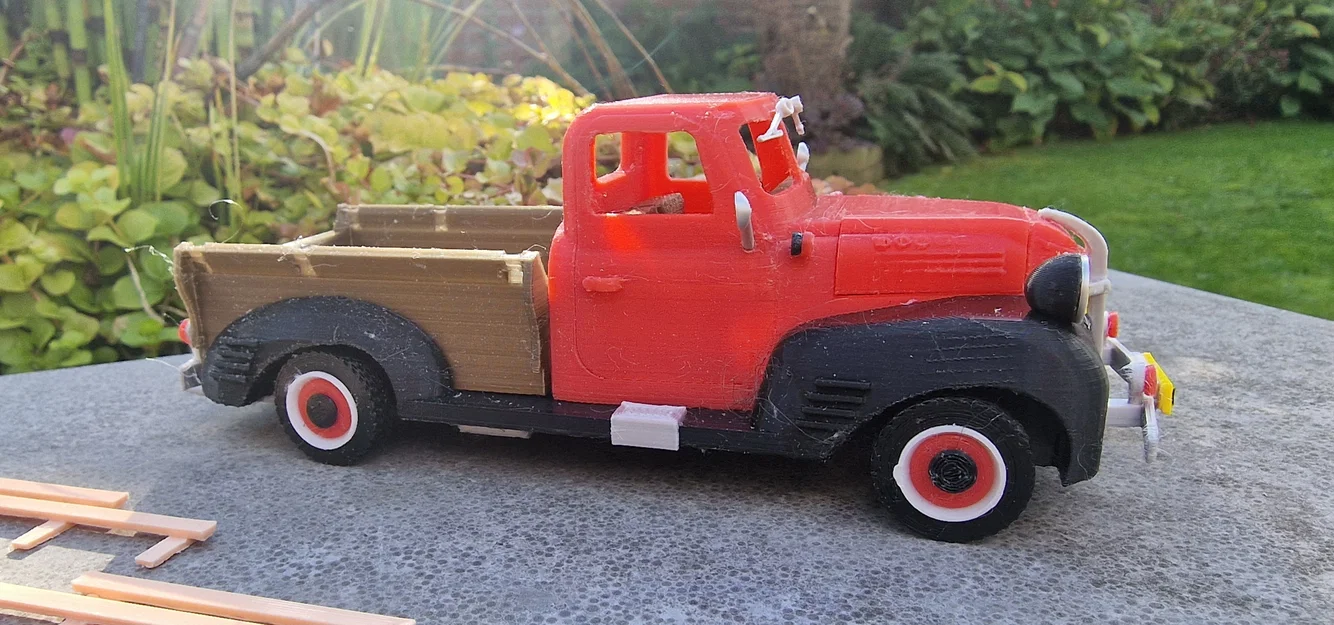 Mô hình xe bán tải cổ điển Dodge 1946 in 3D đẹp mắt - Image 30