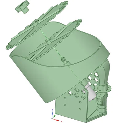 Bộ collator/feeder vỏ đạn (Case collator/feeder)