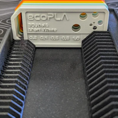 Mẫu Filament kèm nhãn tuỳ chỉnh (Prusa Slicer)