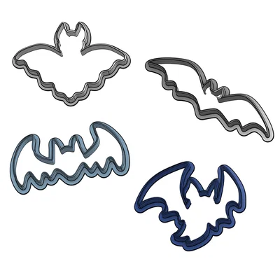 Bộ khuôn cắt bánh quy Halloween (Set of halloween cookie cutters)