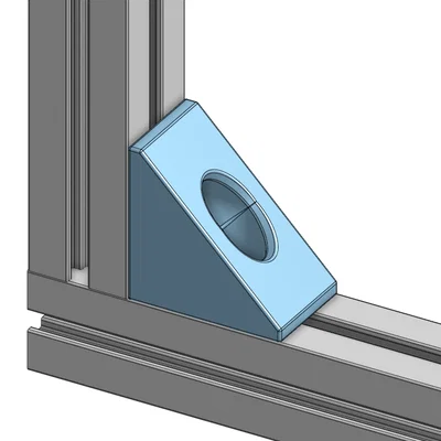 Bát góc 1515 Profile Corner Bracket (M3) cho Voron 0