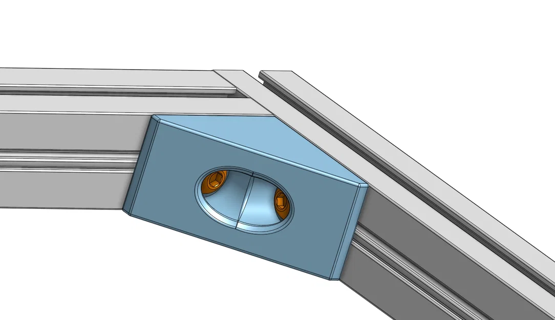 Bát góc 1515 Profile Corner Bracket (M3) cho Voron 0 - Image 2