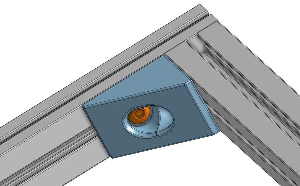 Bát góc 1515 Profile Corner Bracket (M3) cho Voron 0 - Image 3