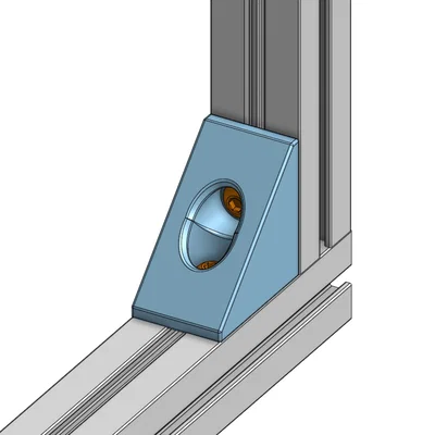Bát góc 1515 Profile Corner Bracket (M3) cho Voron 0
