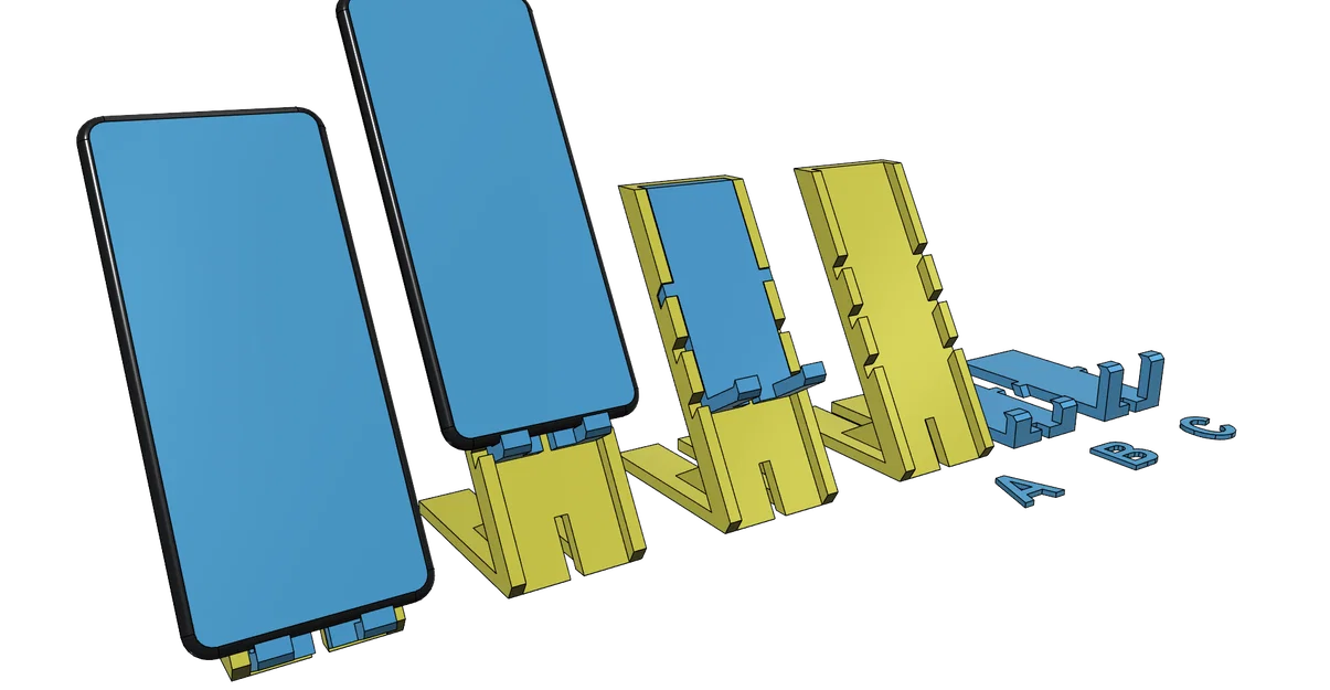 Giá đỡ điện thoại 3D đa năng, có thể tùy chỉnh 3 cấp độ siêu tiện lợi - Image 2