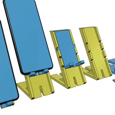 Giá đỡ điện thoại 3D đa năng, có thể tùy chỉnh 3 cấp độ siêu tiện lợi