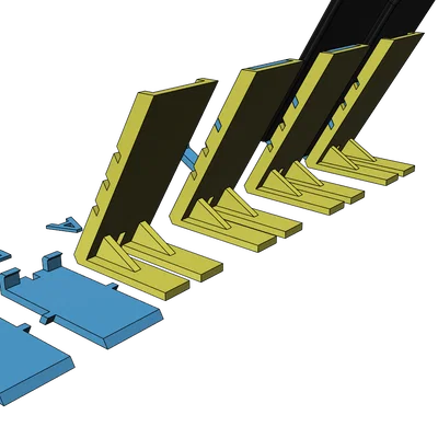 Giá đỡ điện thoại 3D đa năng, có thể tùy chỉnh 3 cấp độ siêu tiện lợi