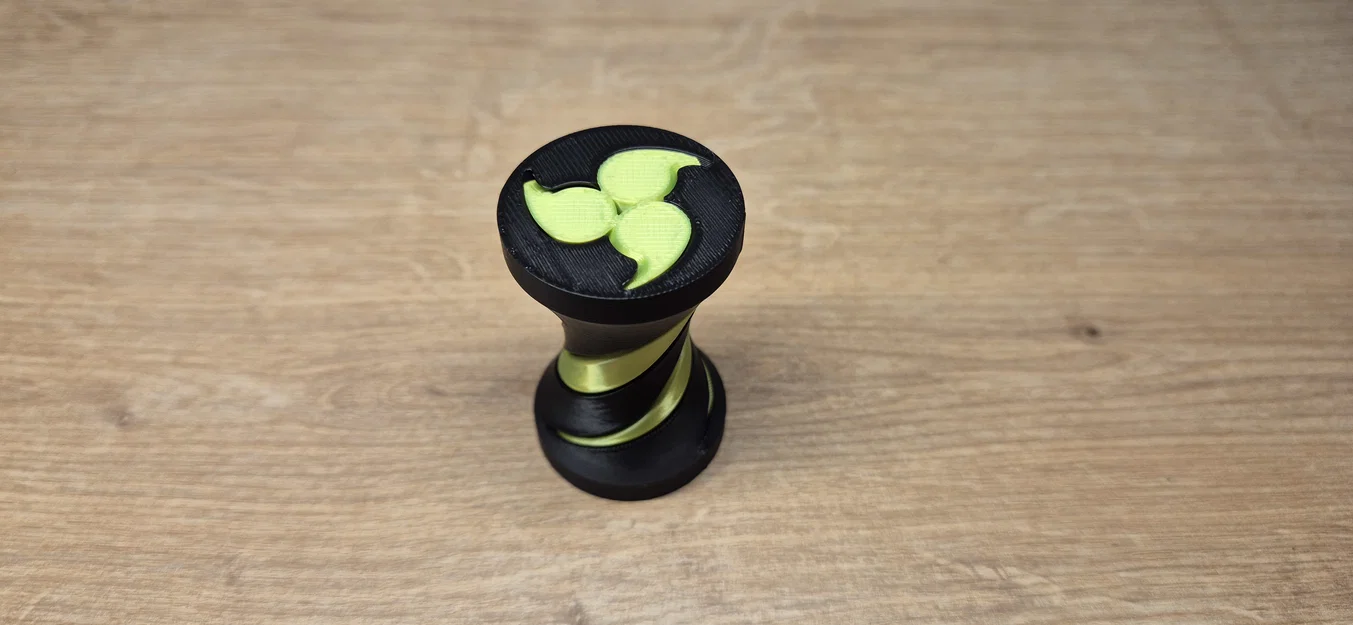 Đồ chơi xoay 3D Impossible Tomoe Passthrough Vortex Fidget độc đáo - Image 1