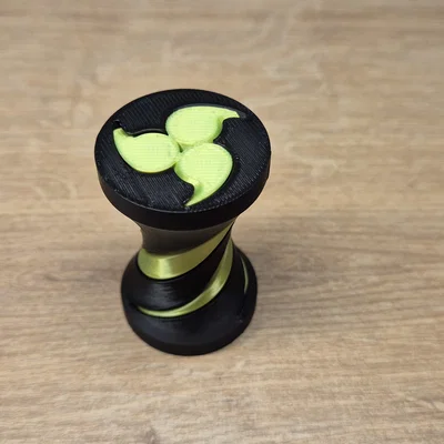 Đồ chơi xoay 3D Impossible Tomoe Passthrough Vortex Fidget độc đáo