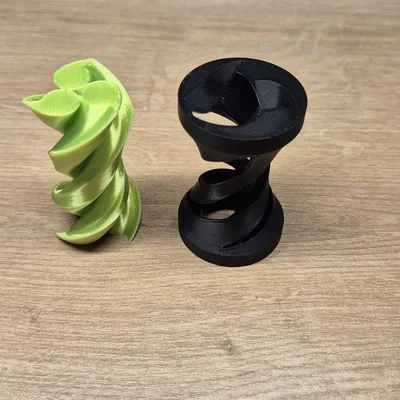 Đồ chơi xoay 3D Impossible Tomoe Passthrough Vortex Fidget độc đáo