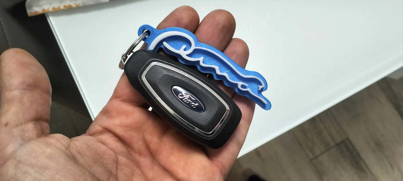 Móc khóa logo Ford Puma in 3D cá tính cho chủ xe - Image 1