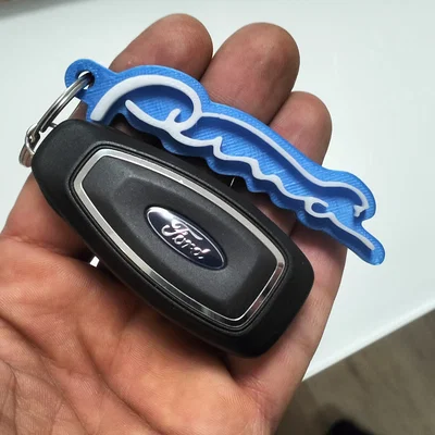 Móc khóa logo Ford Puma in 3D cá tính cho chủ xe