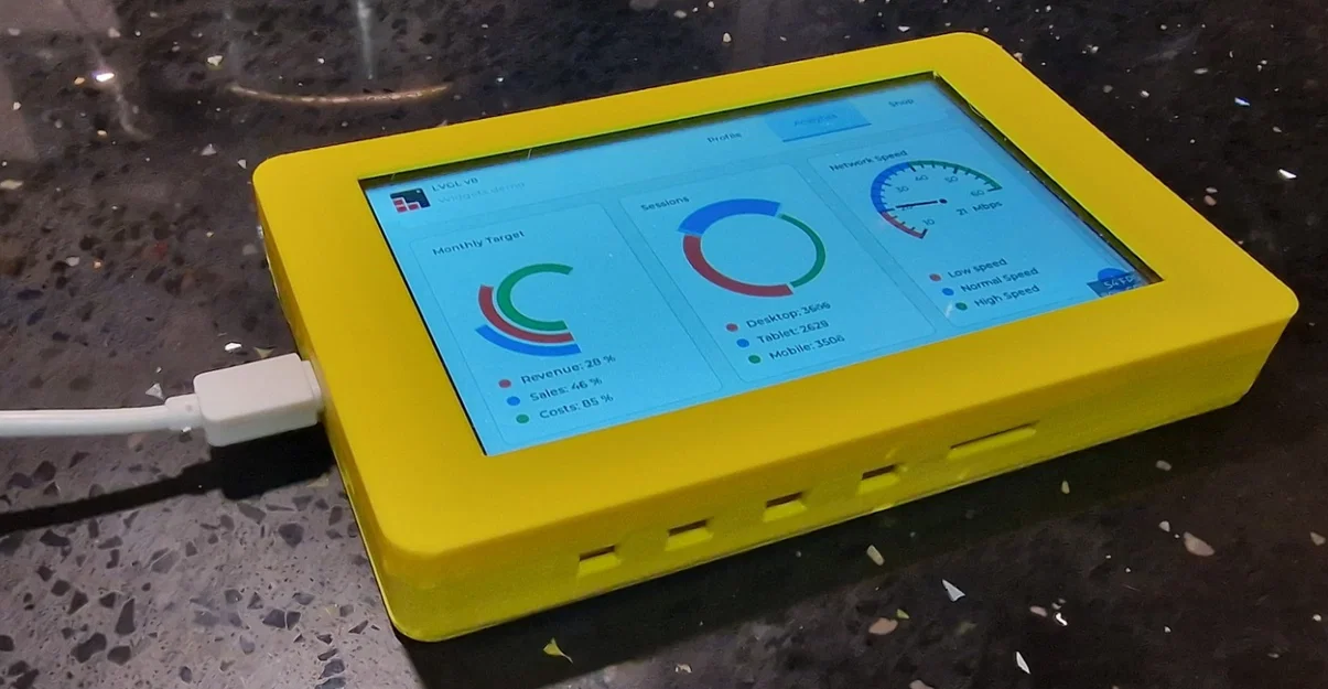 Case màn hình ESP32 5 inch Touch IPS LCD cho 8048S050 - Image 1