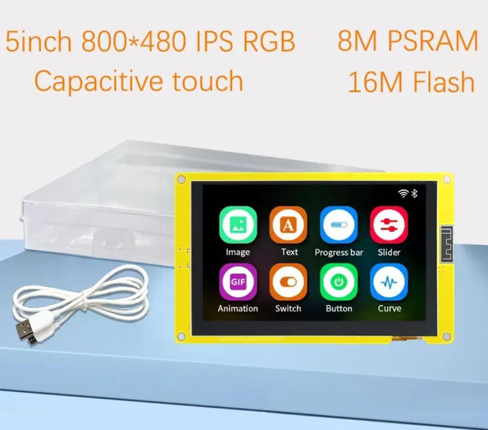 Case màn hình ESP32 5 inch Touch IPS LCD cho 8048S050 - Image 10