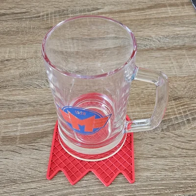 Miếng lót ly hình ma Pac-man (Pac-man Ghost Coaster) - Phụ kiện 3D decor