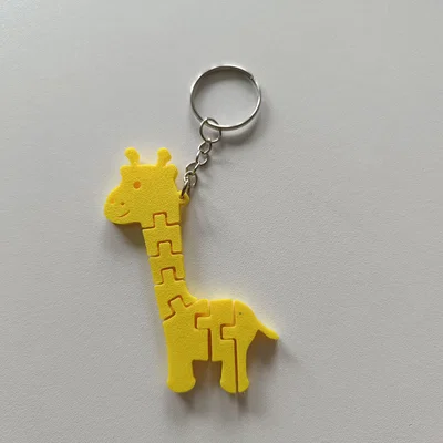 Mô hình móc khóa hươu cao cổ linh hoạt (Flexi Giraffe Pendant) in 3D