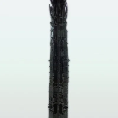 Mô hình 3D tháp Orthanc - Chúa Tể Những Chiếc Nhẫn