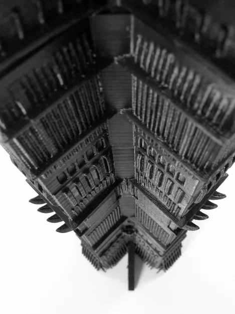 Mô hình 3D tháp Orthanc - Chúa Tể Những Chiếc Nhẫn - Image 4