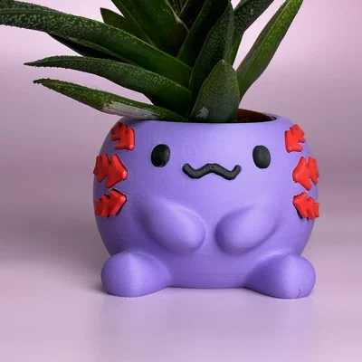 Chậu cây Axolotl (Axolotl Planter) siêu dễ thương