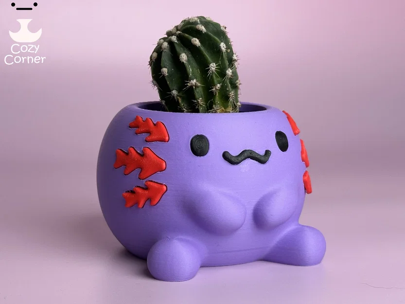 Chậu cây Axolotl (Axolotl Planter) siêu dễ thương - Image 5