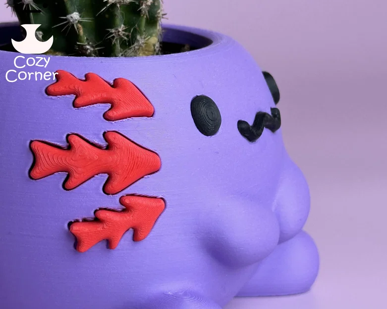 Chậu cây Axolotl (Axolotl Planter) siêu dễ thương - Image 6