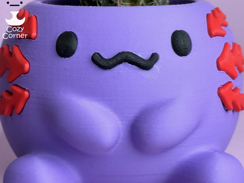 Chậu cây Axolotl (Axolotl Planter) siêu dễ thương - Image 7