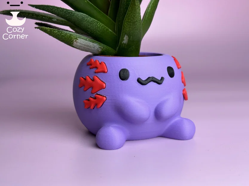 Chậu cây Axolotl (Axolotl Planter) siêu dễ thương - Image 8