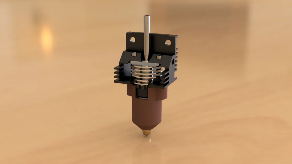 Hotend Creality K1/K1C (Clone thay thế) - CAD Model lắp ráp - Image 1