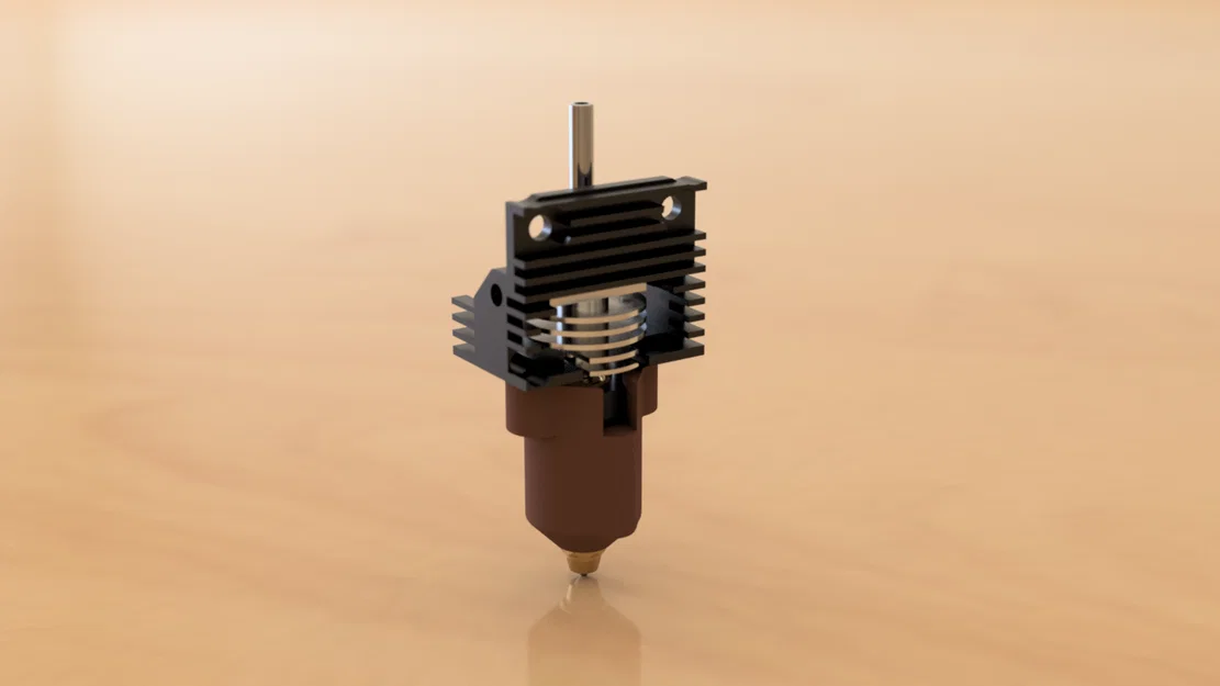 Hotend Creality K1/K1C (Clone thay thế) - CAD Model lắp ráp - Image 2