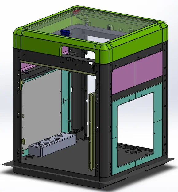 Enclosure cho Flashforge Adventurer 5M (siêu gọn, nhiều tuỳ chọn mở) - Image 2