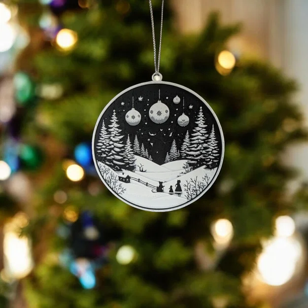 Ornament Giáng Sinh “Winter Wonderland” - Image 1
