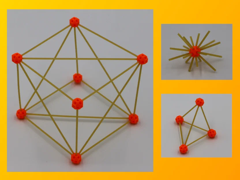 Spaghetti Builder – Khớp nối mô-đun để xây tháp bằng mì spaghetti - Image 1