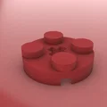 Mô hình LEGO Round Plate 2X2 (Tấm tròn 2x2) để in 3D - Thumbnail 2