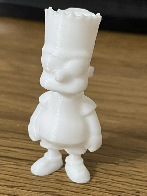 Mô hình Bart Simpson 3D để bàn - Tối ưu cho tô màu thủ công - Image 1