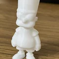 Mô hình Bart Simpson 3D để bàn - Tối ưu cho tô màu thủ công - Thumbnail 1