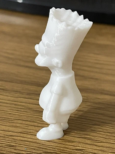 Mô hình Bart Simpson 3D để bàn - Tối ưu cho tô màu thủ công - Image 2