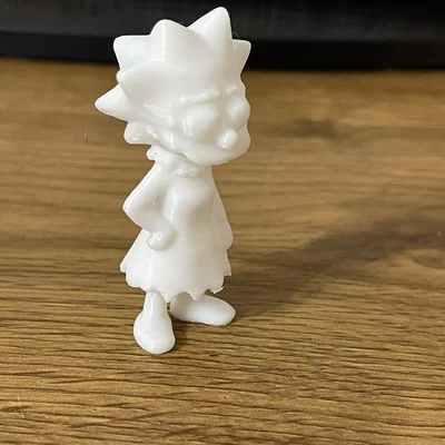 Mô hình 3D Lisa Simpson đứng - Tự tay tô màu nhân vật hoạt hình