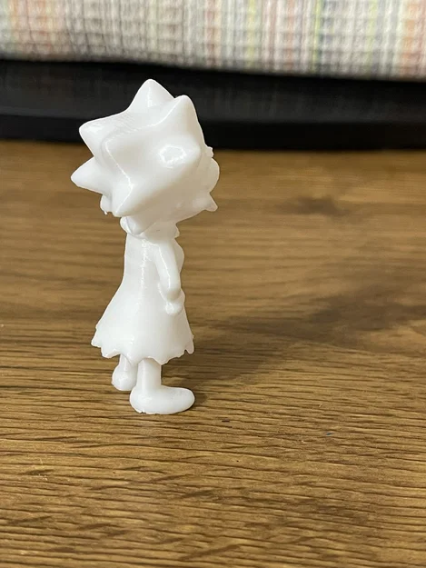 Mô hình 3D Lisa Simpson đứng - Tự tay tô màu nhân vật hoạt hình - Image 3