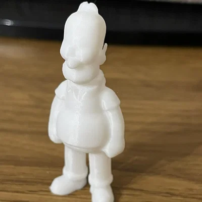 Mô hình 3D Homer Simpson đứng - Dễ dàng tô màu sáng tạo tại nhà